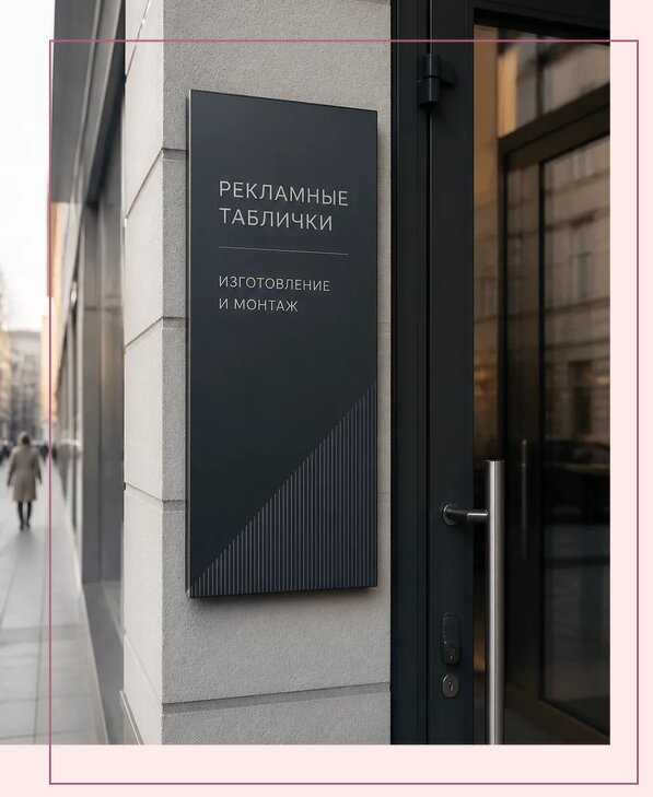 Рекламные таблички в Юрге по цене от 4813 р. | Аванза-Юрг