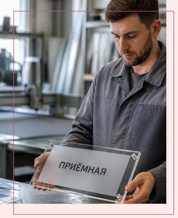 Таблички из оргстекла на заказ в Юрге от 4171 р. | Аванза-Юрг