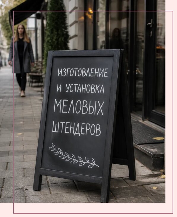 Меловые штендеры в Юрге по цене от 6952 р. | Аванза-Юрг